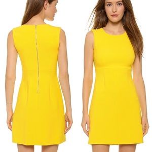 DVF Carrie yellow dress